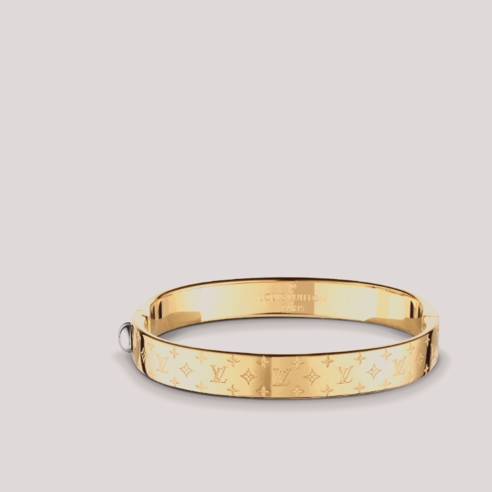 Monogram bracelet/cuff